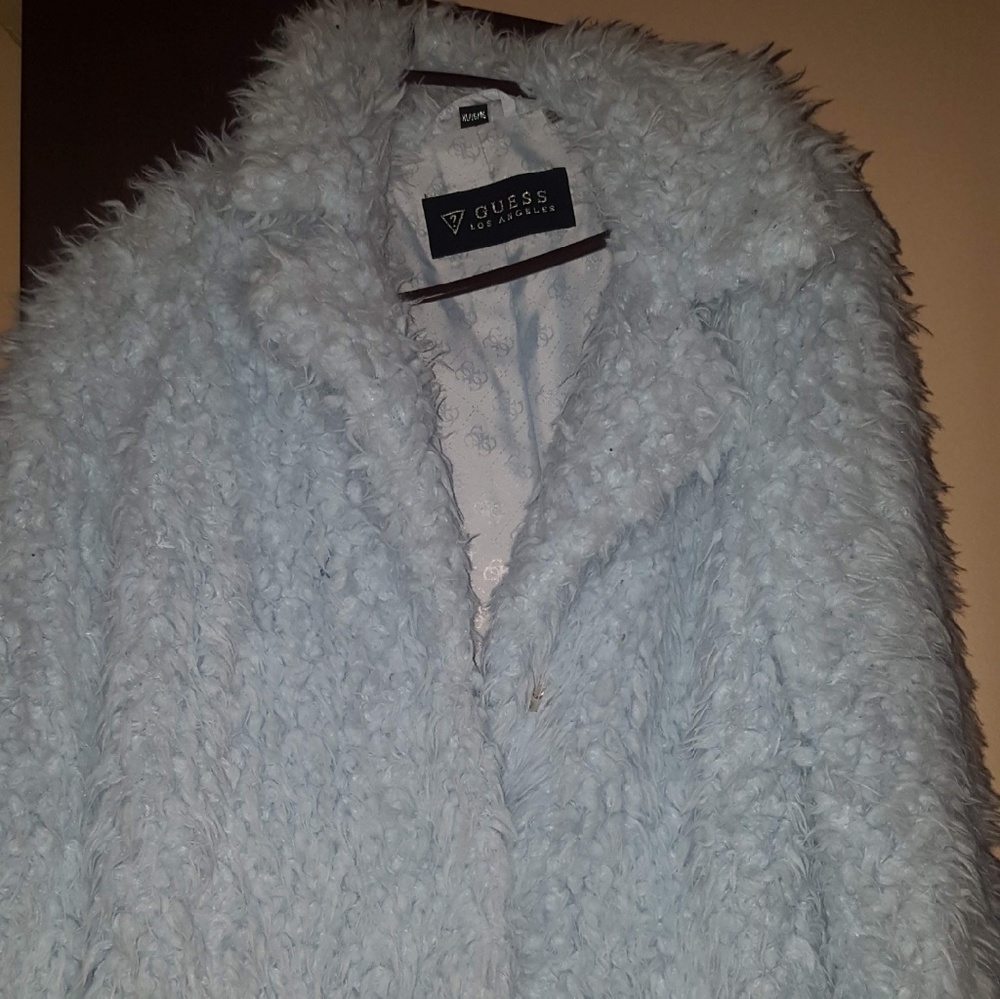 GUESS FURRY COAT